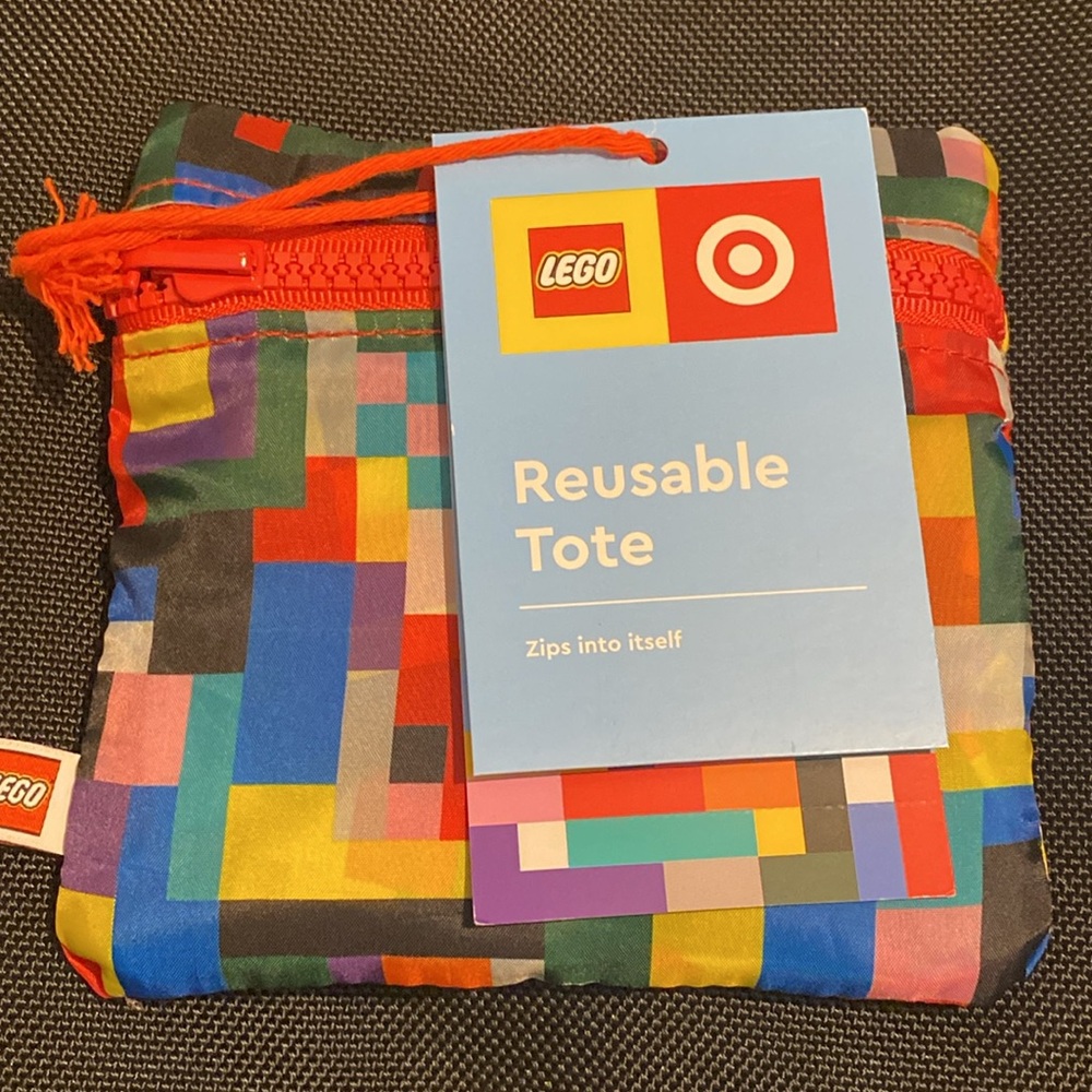 NWT LEGO Collection x Target Urban Bricks Lightweight Reusable Tote - Picture 4 of 5